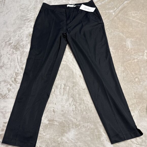 Lady Walter Hagen NEW Black Traditional Ankle Womens Size 10 Golfing Chino Pants - Picture 2 of 8